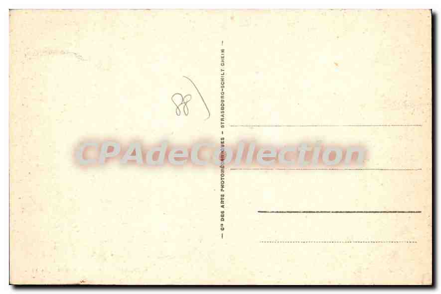 Vittel — Rue de Verdun et l'hôtel des Postes — éditeur ARB, n° 132 — Achterkant