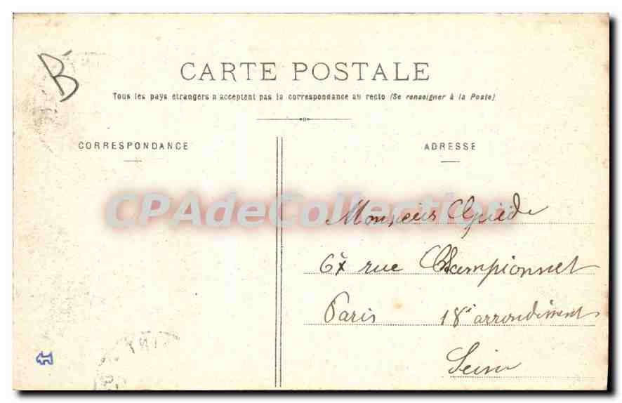La Ligne Bleue des Vosges — Table d'Orientaion et Restaurant Bernez au sommet du Hohneck — Imp. Ad. Welck, Saint-Dié, N° 4574 — Back