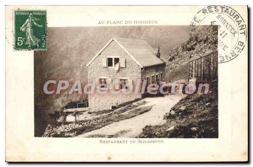 Restaurant du Schiessroth — au flanc du Hohneck — Édition Berna