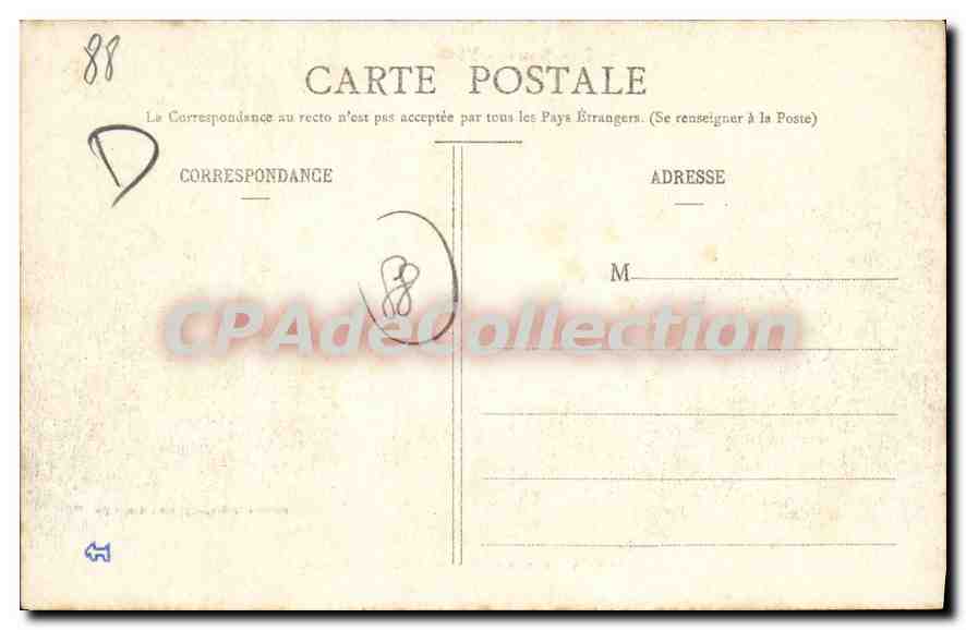 Das Alpenclub-Refugium am Gipfel des Hohneck — Les Hautes-Vosges — Imp. Ad. Welck, Saint-Dié, N° 2793 — Rückseite