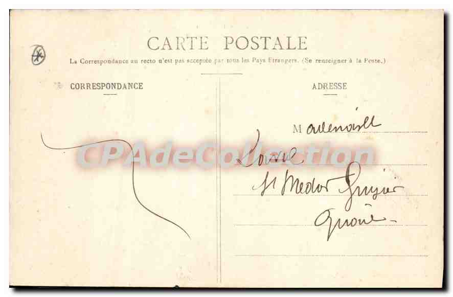 Le Ban de Vagney, vu du Chalet du Houé — Vagney (Vosges) — Imp. Ad. Wulick, Saint-Dié (Dépôt) N° 6063 — Back