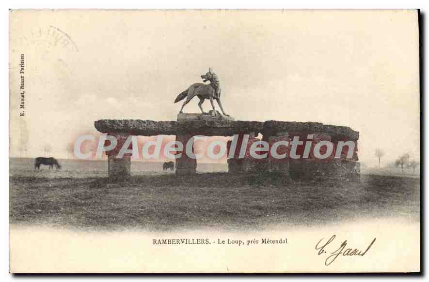 CPA Rambervillers Le Loup Près Metendal