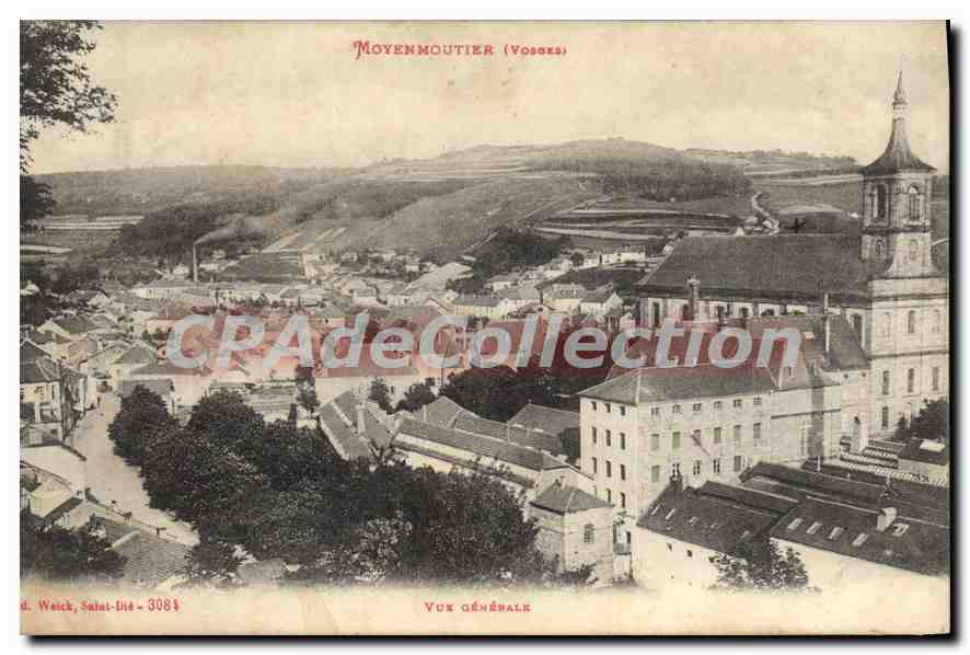 Moyenmoutier (Vosges) — vue générale — d. Waich, Saint-Dié - 3084