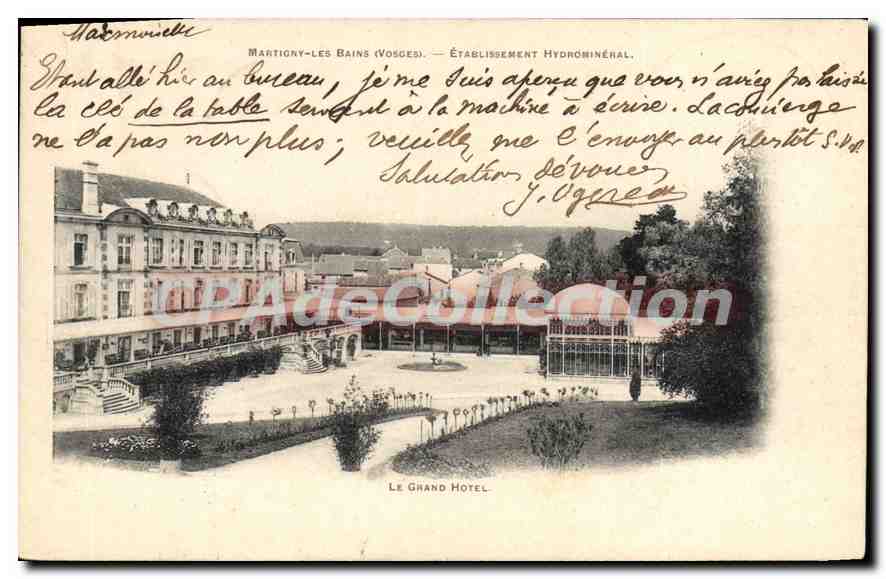 CPA Martigny Les Bains Etablissement Hydromineral