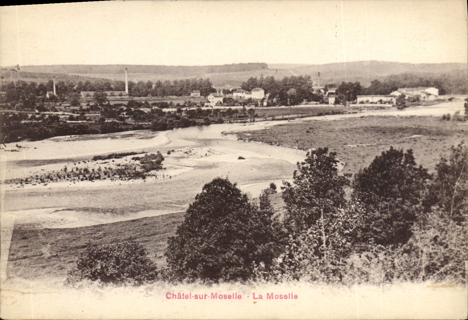 CPA Chatel Sur Moselle La Moselle