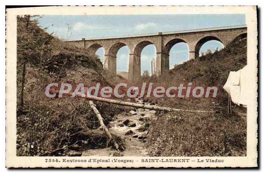 CPA environs Epinal Saint Laurent Le Viaduc