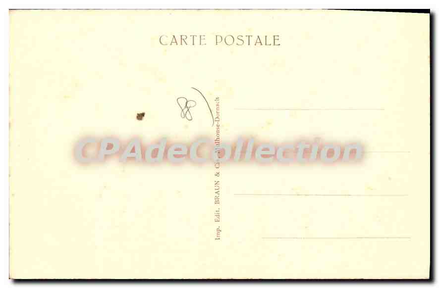 Saint-Maurice-sur-Moselle und Ballon de Servance — Vintage Postcard/Antike Ansichtskarte — Nr. 156 — Rückseite