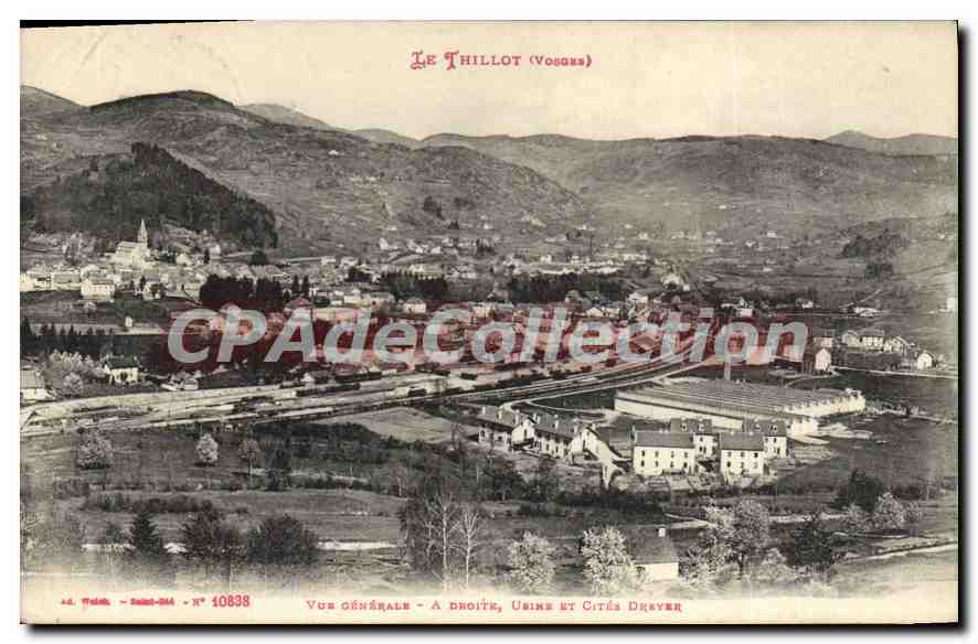 CPA Le Thillot Vue Generale usine et cités Drever