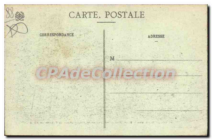 Au Col du Bonhomme — Frontière entre Vosges et Alsace avant la Guerre de 1914 — Ad. Walsh, Bainblé - n°3786 — Verso