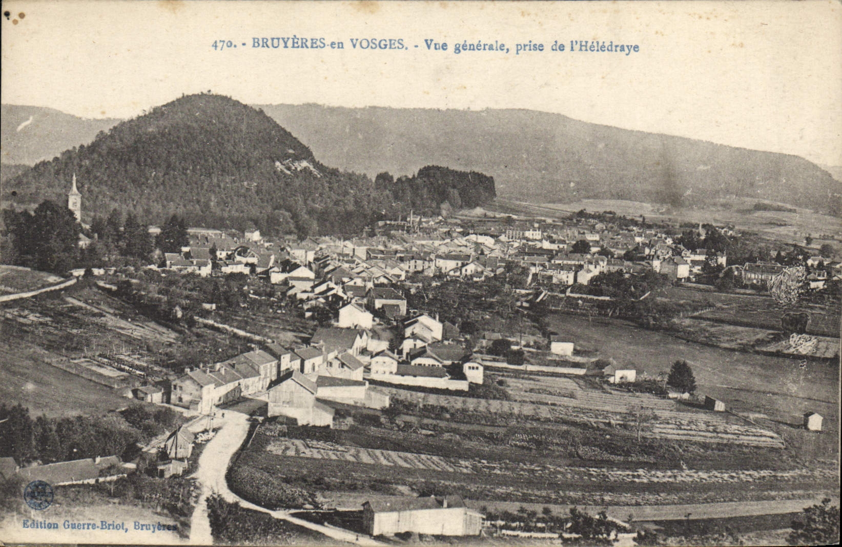 CPA Bruyeres En Vosges Vue Generale Prise De I'Heledraye