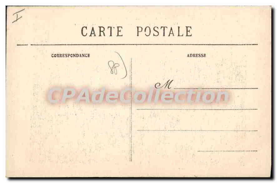 CPA Saint Die Epinal La Grande Tranchee entre Saint-Léonard et Corcieux — Verso