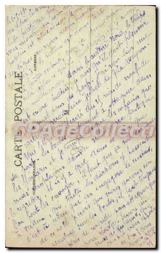 CPA Moyenmoutier La Haute Pserre — Verso