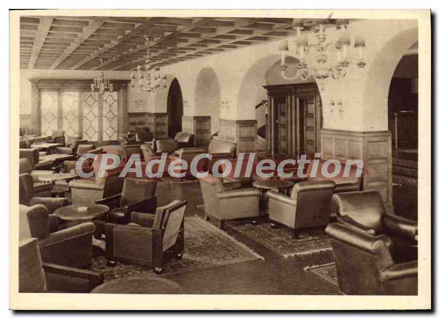 CPSM Hotel Du Markstein Htes Vosges le hall