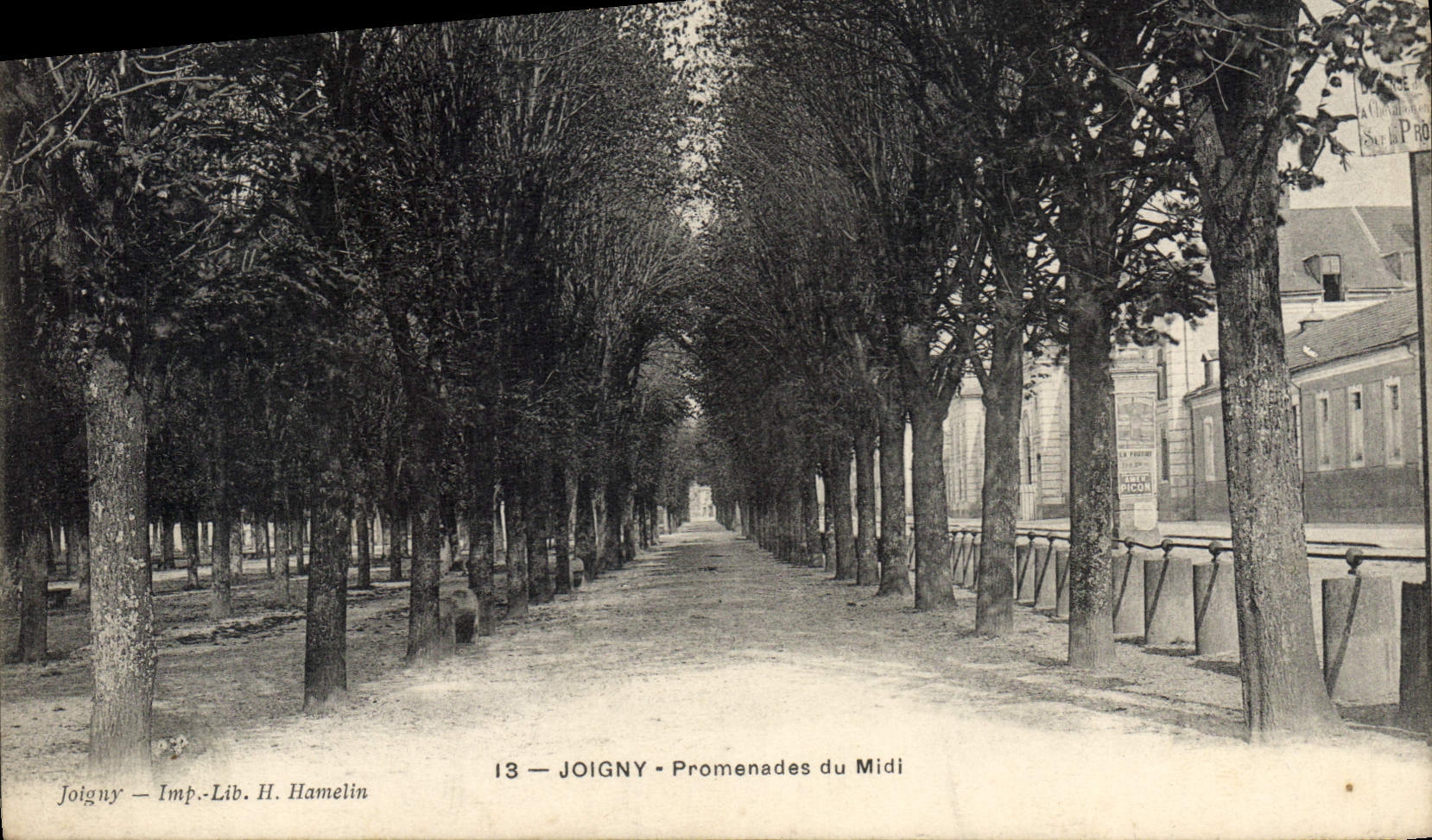 Joigny — Promenades du Midi — Imp. Lib. H. Hamelin n°13