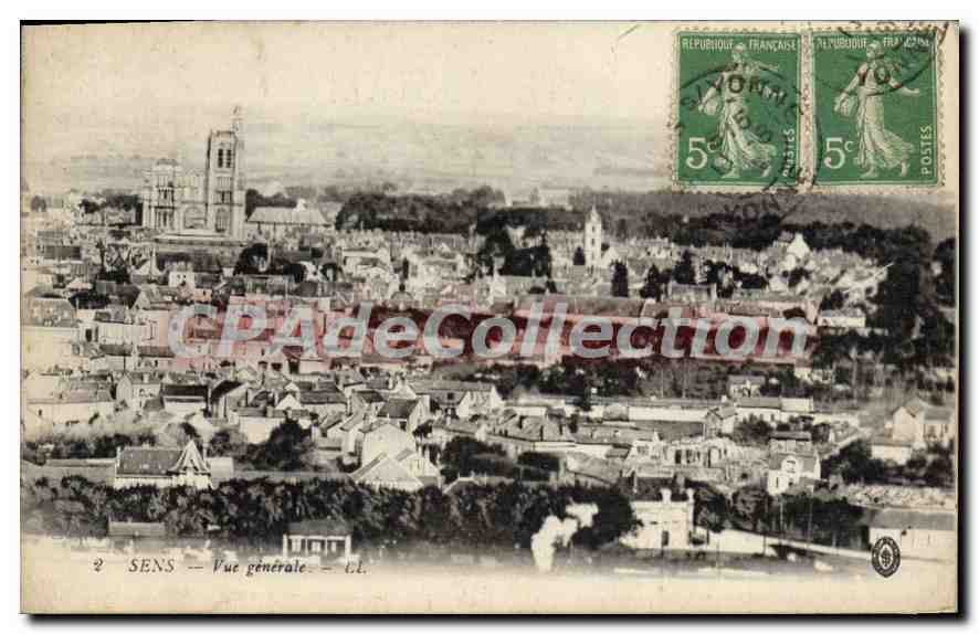 Sens — Vue générale — CL. - Anverso