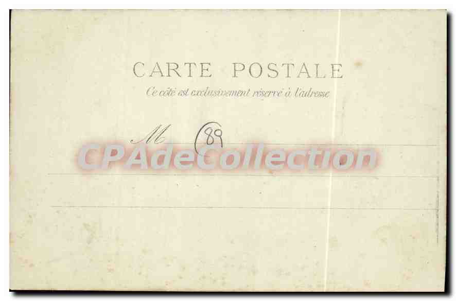 Villeneuve-sur-Yonne - Château du Champ du Guet — éditeur non identifié, n° de série non visible — Achterkant