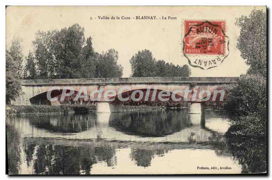 CPA Vallee De La Cure Blannay Le Pont
