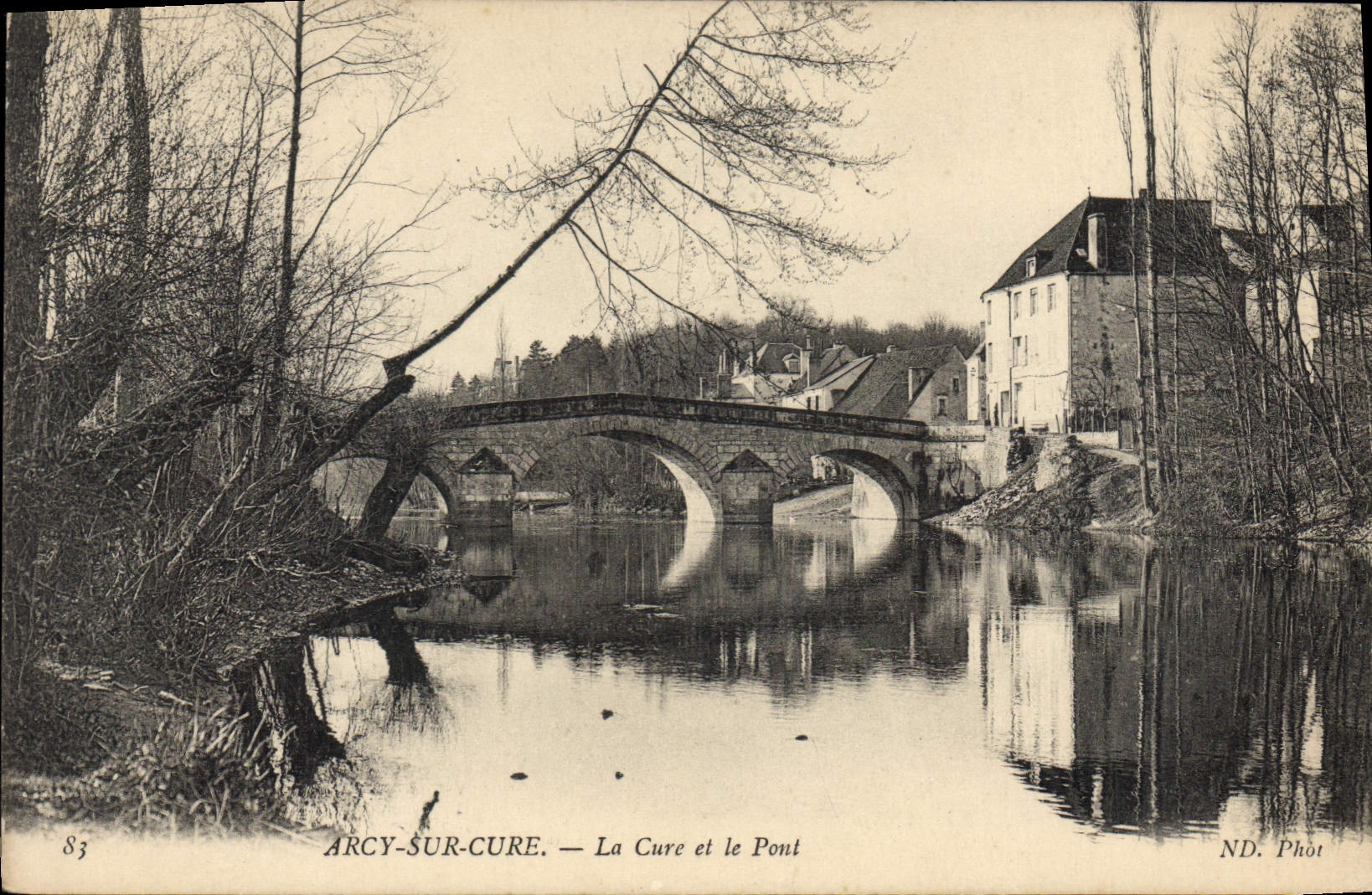 Arcy-sur-Cure — La Cure et le Pont — ND. Phot
