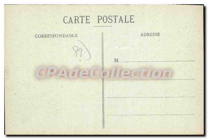 Cravant (Yonne) — Place de la Gare — Ed. Satin, photo-édit., Clamcy - 3e mille — Reverso