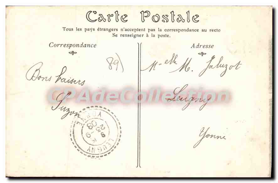 Arcy-sur-Cure — Les deux Ponts — DR Pica — Verso