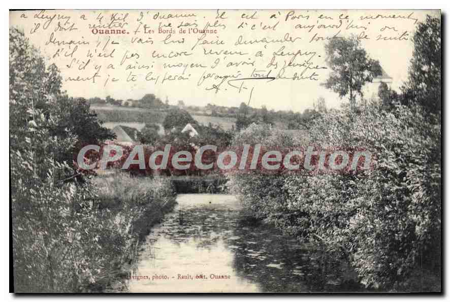 CPA Ouanne Les Bords de l'ouanne