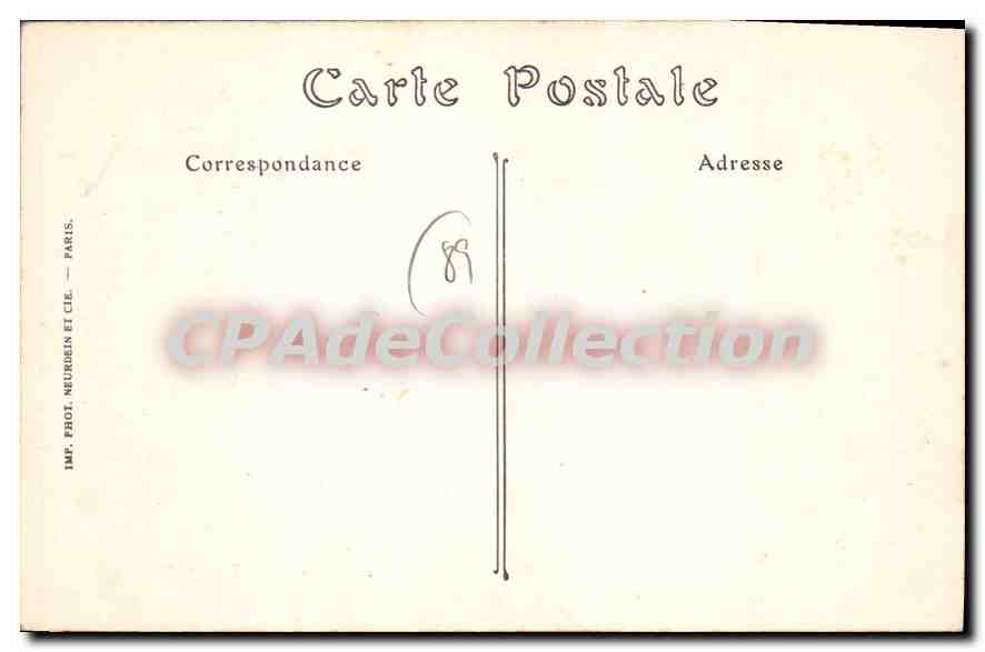 CPA Noyers Sur Serein Vue Generale — Back