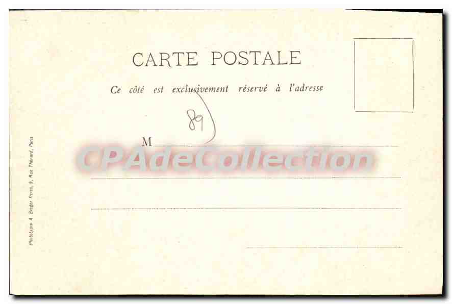 Lezinnes — Vue sur l'Armançon, lieu dit : « Vigne de la Cure » — Blatt, Lib. à Lezinnes (Yonne) — Achterkant