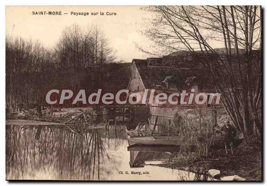 Saint-Moré — Paysage sur la Cure — Cl. G. Harry, édit.