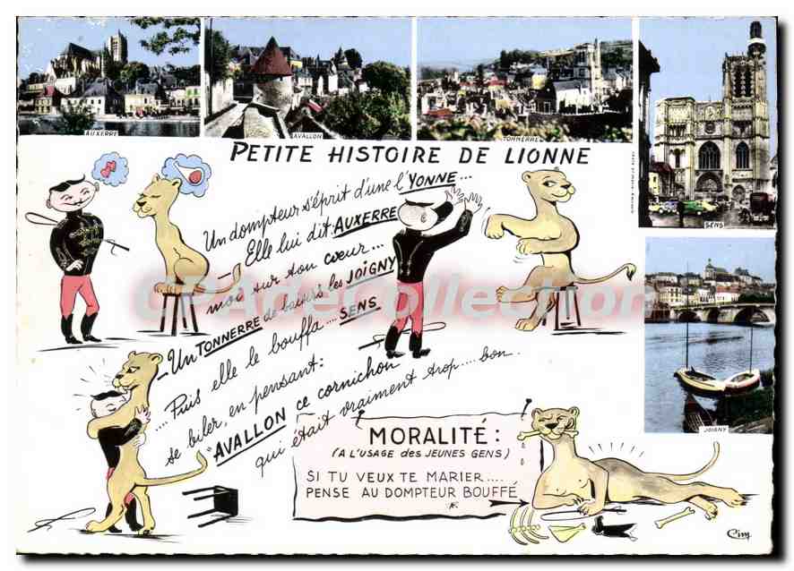 Petite histoire de Lionne — Auxerre, Joigny, Sens, Tonnerre, Avallon — Coambles, Imp. (S. et L.) "CIM"
