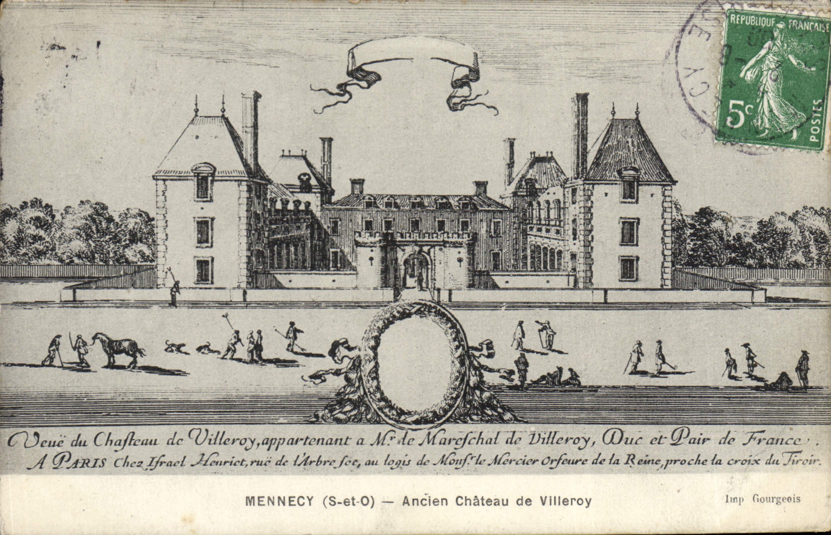 CPA Mennecy Ancien Chateau De Villeroy