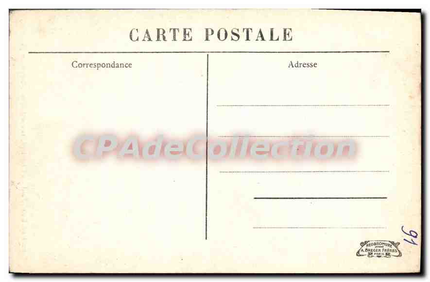 CPA Dourdan Soeurs De Saint Paul De Chartres rue d'Authon — Rückseite
