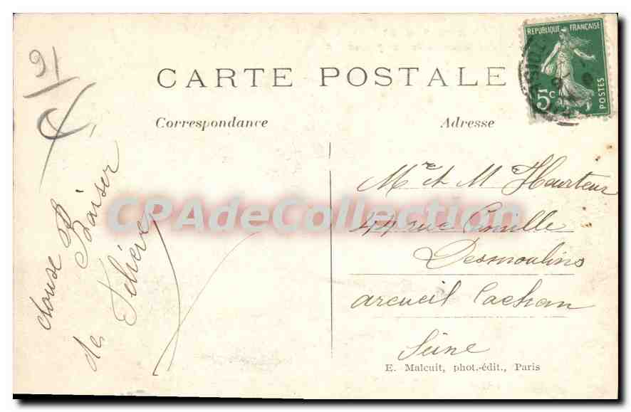 CPA Palaiseau L'Ile D'Amour Interieur De La Propriete — Rückseite