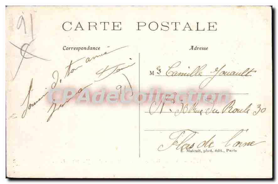 CPA Palaiseau Bords De I'Yvette — Rückseite