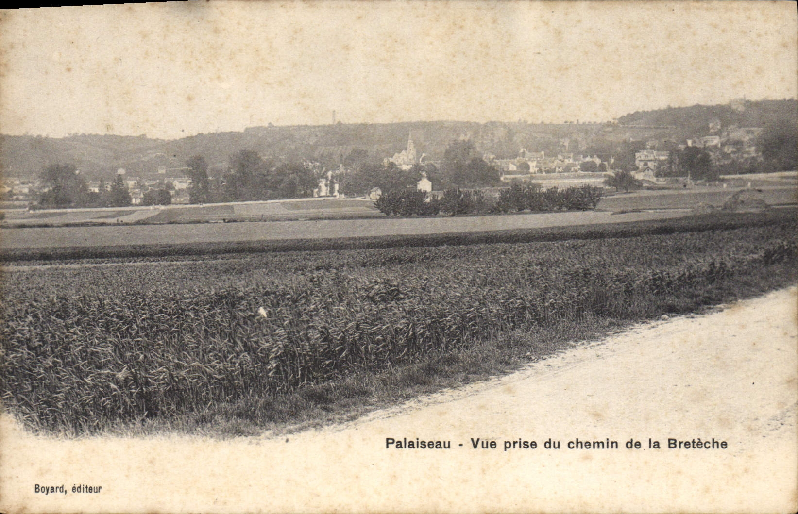 CPA Palaiseau Vue Prise Du Chemin De La Breteche