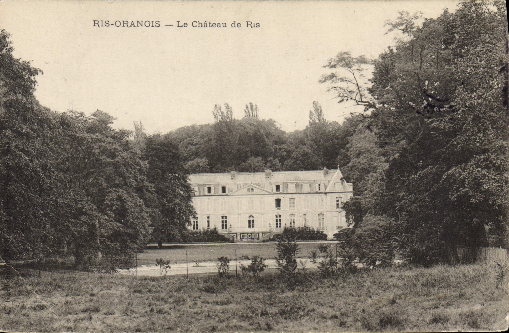 CPA Ris Orangis Le Chateau De Ris