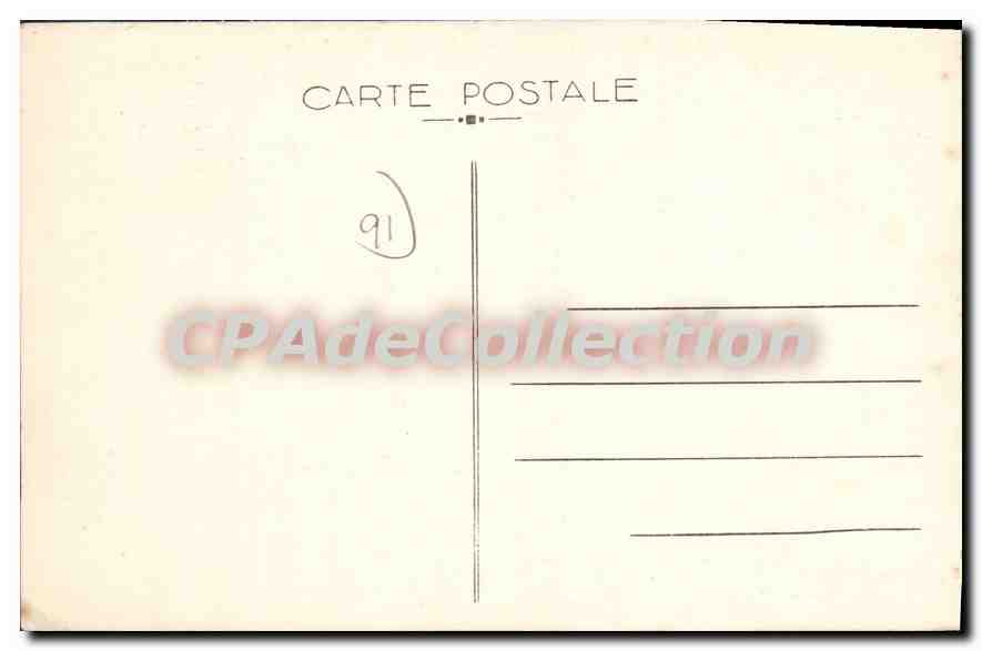 CPA Longjumeau Ancien Hotel Du Dauphin musée d'histoire naturelle Docteur Cathelin — Rückseite