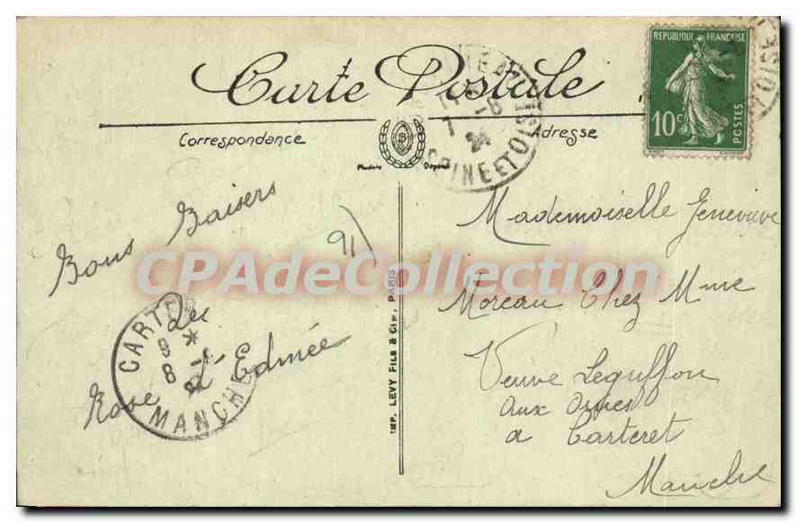 CPA Ballainvilliers La Chapelle Du Chateau Juvisy — Rückseite