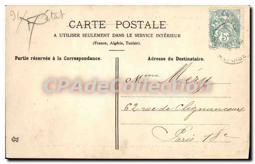 CPA Epinay Sous Senart Asile Saint Helene fondé en 1860 — Back