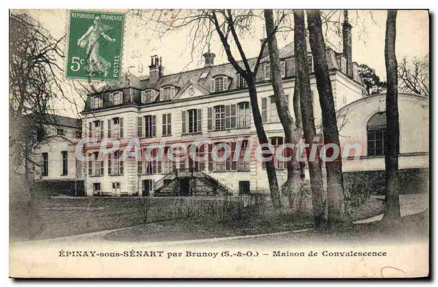 CPA Epinay Sous Senart Par Brunoy Maison De Convalescence
