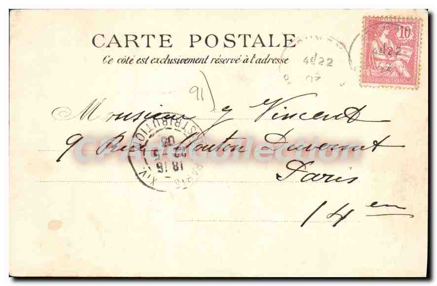 CPA Jarcy La Route Les Environs De Paris — Rückseite