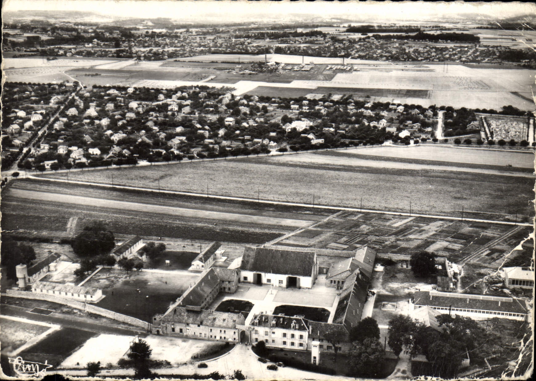 CPSM Savigny Sur Orge La Ferme De Champagne Vue Aerienne