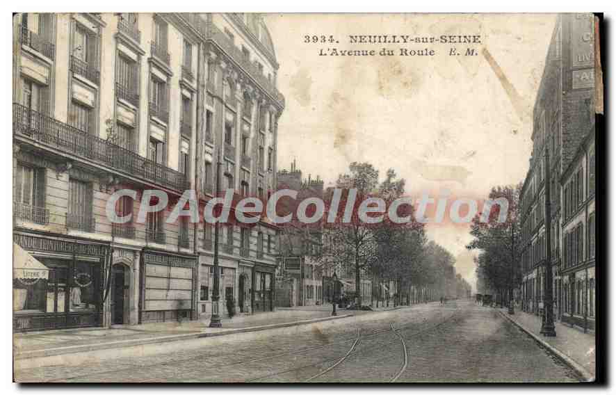 Neuilly-sur-Seine — L'Avenue du Roule — E. M. — n° 3934