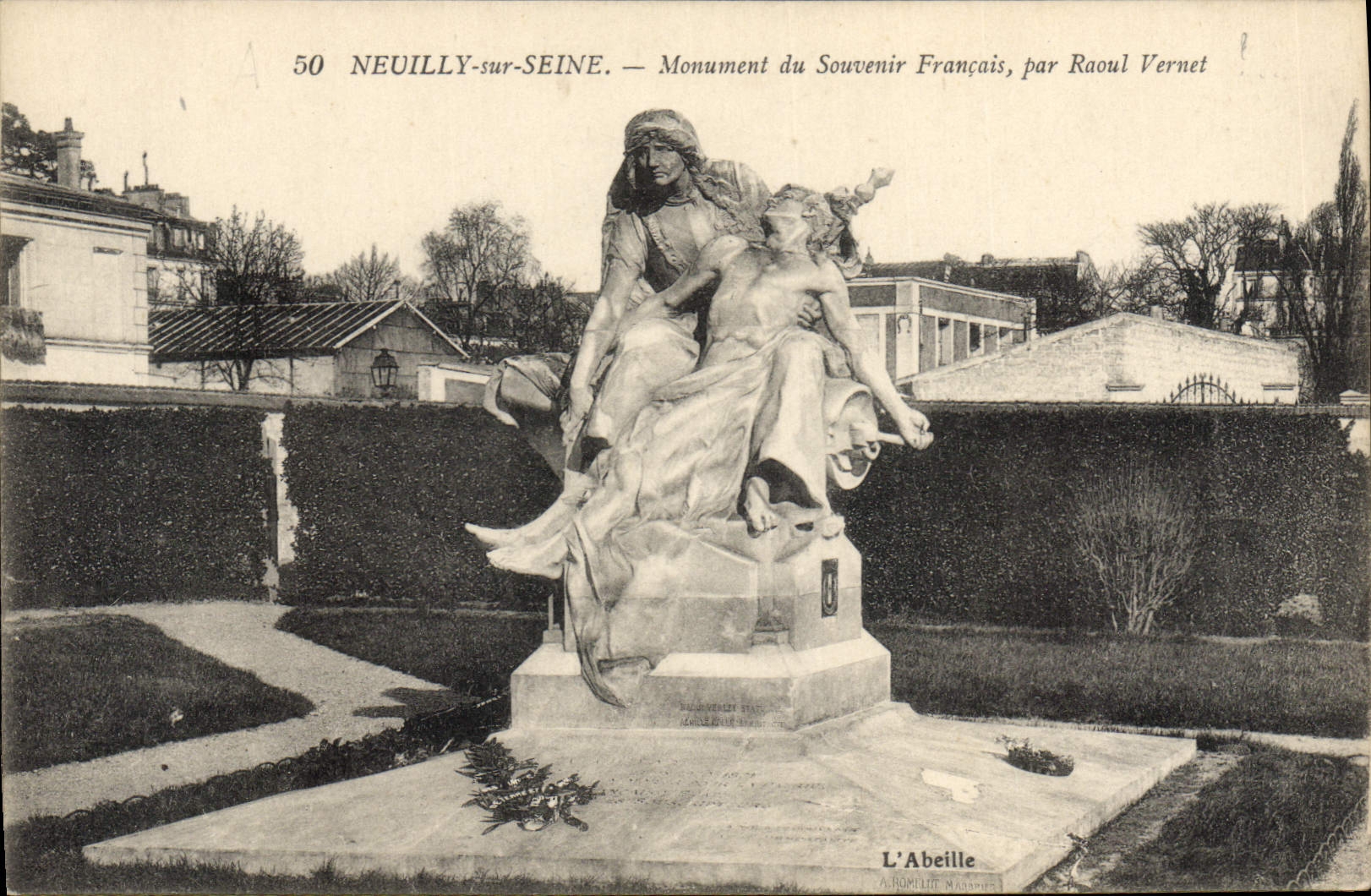 Neuilly-sur-Seine — Monument du Souvenir Français, par Raoul Vernet