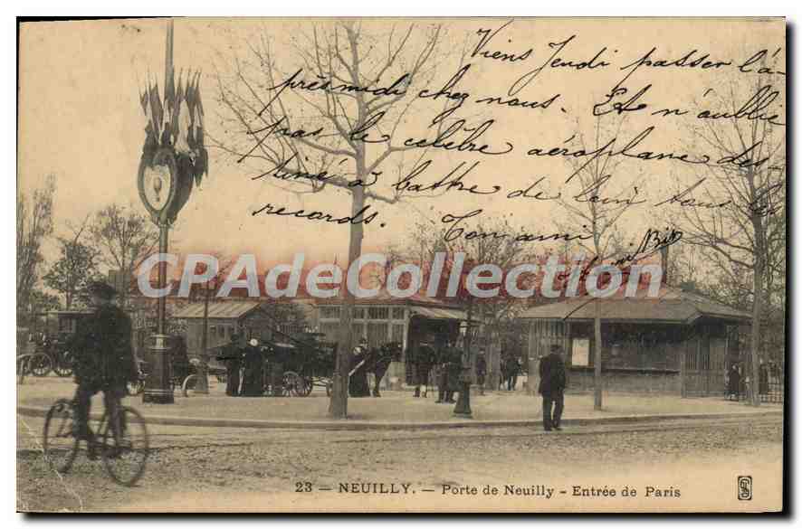 Neuilly — Porte de Neuilly — Entrée de Paris — CPAdeCollection