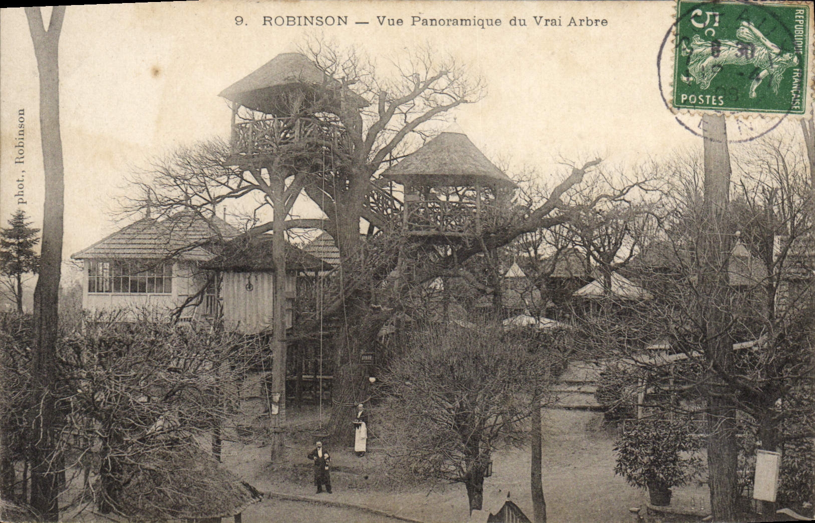 CPA Robinson Vue Panoramique Du Vrai Arbre