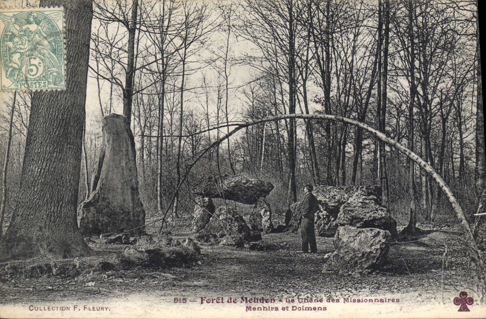 CPA Foret De Meudon chêne des missionnaires Menhirs Et Dolmens