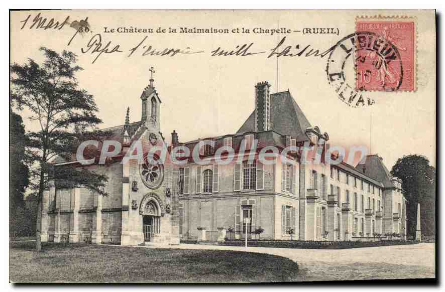 CPA Rueil Le Chateau De La Malmaison Et La Chapelle