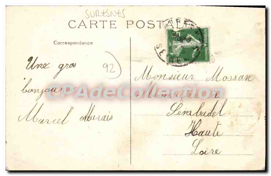 CPA Le Fort Du Mont Valerien Pris De La Ferme Des Landes Vue Generale — Rückseite