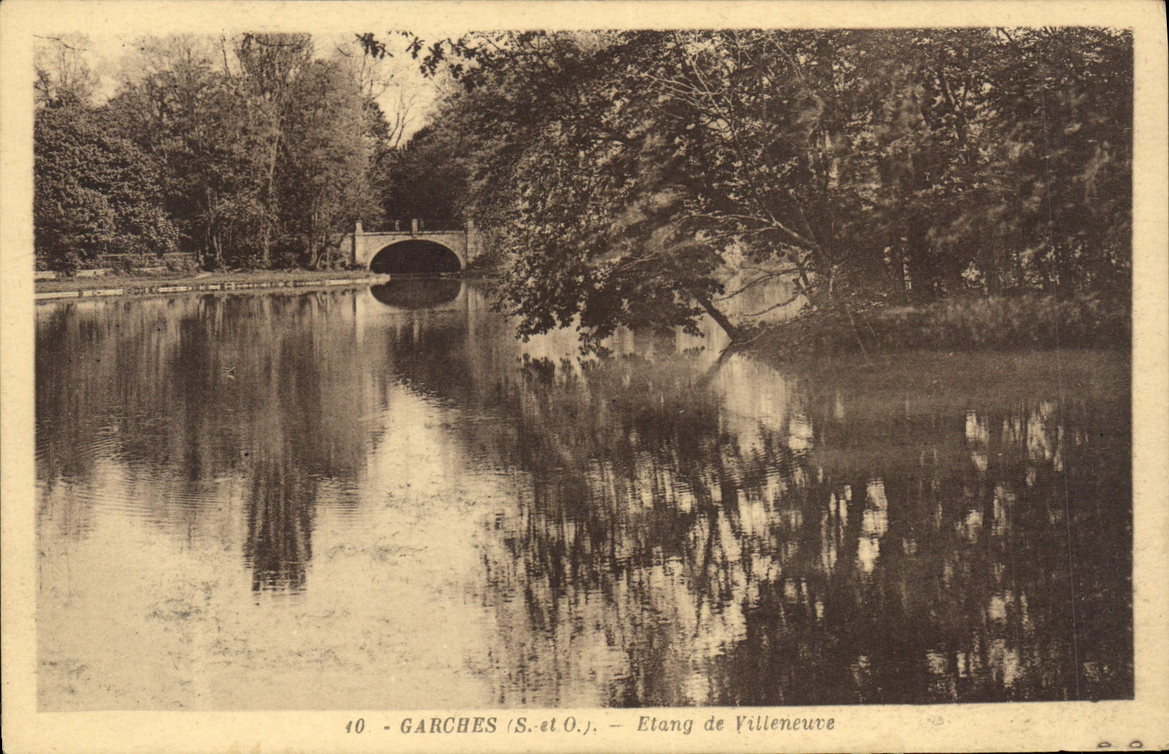 CPA Garches Etang De Villeneuve