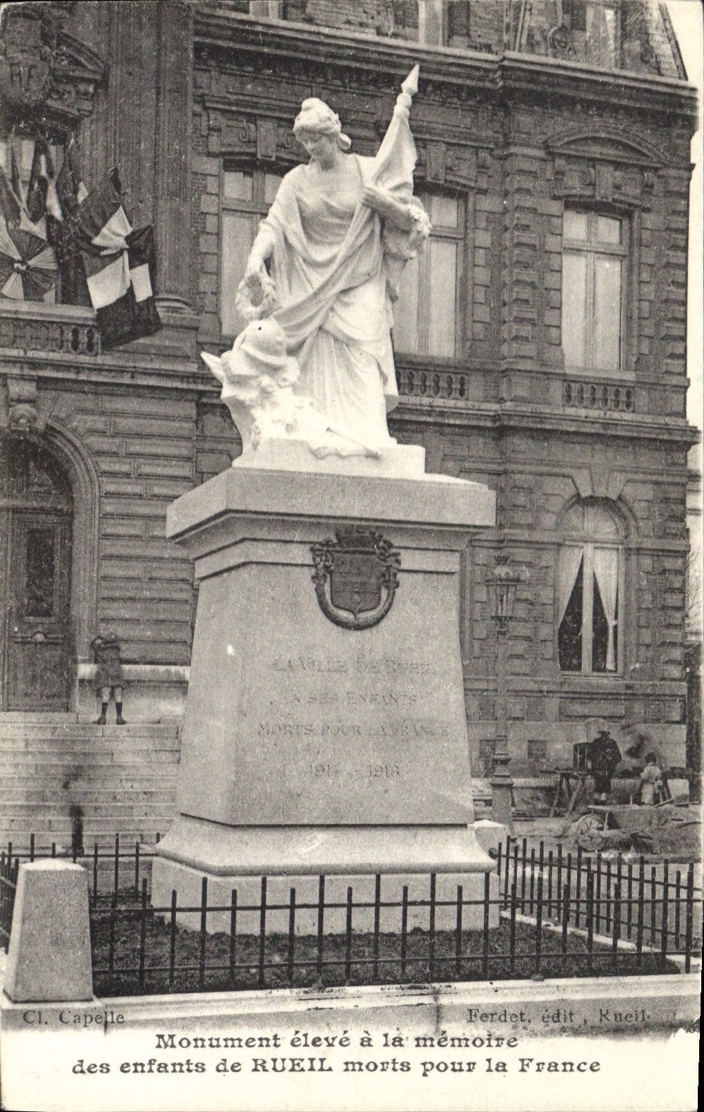 Monument aux enfants de Rueil morts pour la France — Rueil — éditeur Ferdet, Kneil